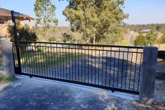 Aluminium Tubular Automatic Sliding Gate and fence panels