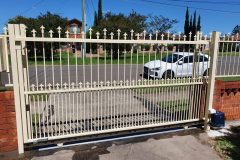 Aluminium Tubular Automatic Sliding Gate and fence panels