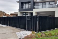 Aluminium Blades Automatic Sliding Gate and fence panels