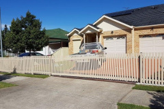 Aluminium Slats Automatic Sliding Gate and fence panels