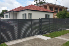 Aluminium Slats Automatic Sliding Gate and fence panels