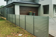 Aluminium Slat fence boundary