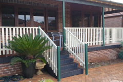 Treated pine timber fence and balustrade for balcony/verandah