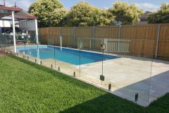 Pool Frameless Glass Fence and Gate