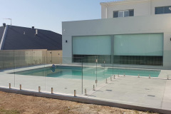 Pool Frameless Glass Fence and Gate